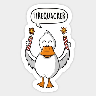 Firequacker Sticker